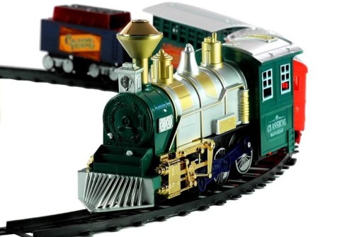 Duża Lokomotywa Pociąg na Baterie z Dźwiękiem