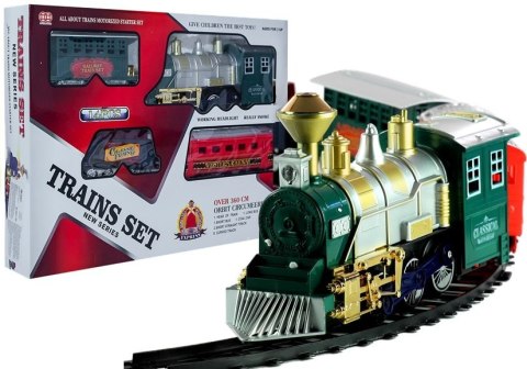 Duża Lokomotywa Pociąg na Baterie z Dźwiękiem