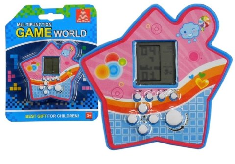 Gra Elektroniczna Kieszonkowa Tetris Gwiazdka Niebieski