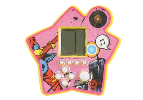 Gra Elektroniczna Kieszonkowa Tetris Gwiazdka Żółty