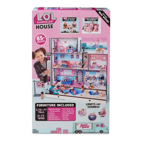L.O.L Surprise Ogromny Domek dla lalek LOL - 85 niespodzianek
