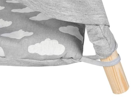 Tipi Szary Gwiazdki + 3 Poduszki