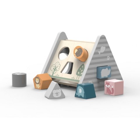 Drewniana piramidka edukacyjna - Sorter - VIGA - PolarB