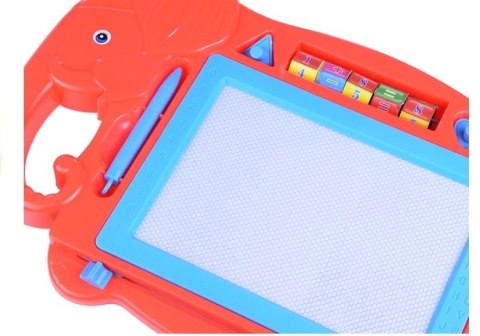 Znikopis Słoń Tablica Magnetyczna Pieczątki Czerw.