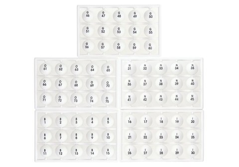 Familijna Gra Losowa Bingo Lotto Metalowe