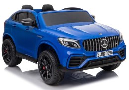 Auto na Akumulator Mercedes GLC 63S Dwuosobowy LED MP3 Niebieski Lakierowany