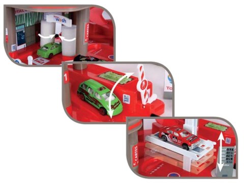 Wielopoziomowy parking, garaż MOCHTOYS stacja TOTAL 10901