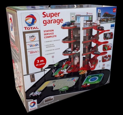 Wielopoziomowy parking, garaż MOCHTOYS stacja TOTAL 10901