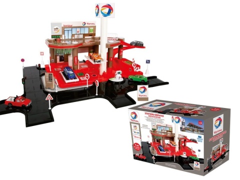 Wielopoziomowy parking, garaż MOCHTOYS stacja TOTAL 10898