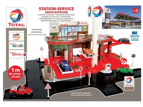 Wielopoziomowy parking, garaż MOCHTOYS stacja TOTAL 10898