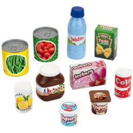 Zestaw produktów spożywczych - puszki i pudełeczka - Ecoiffier