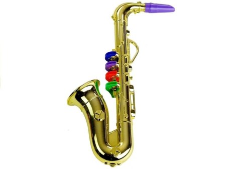 Zabawkowy Saksofon instrument w kolorze złotym