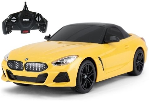 Auto Zdalnie Sterowane R/C BMW Z4 Roadster Rastar 1:18 Żółte