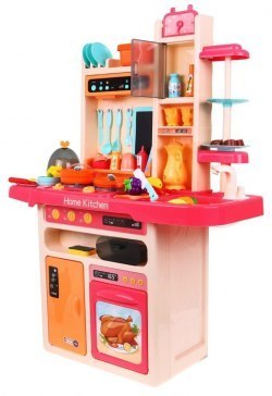 Ogromna multifunkcyjna kuchnia 65 el, znikopis, światło, dźwięk, woda,