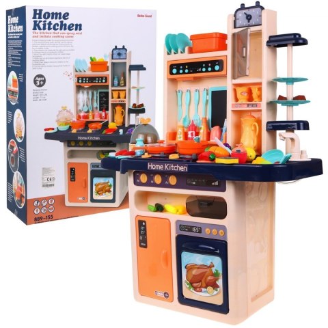 Ogromna multifunkcyjna kuchnia 65 el, znikopis, światło, dźwięk, woda,