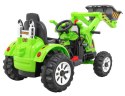 Pojazd Koparka Traktor Zielona