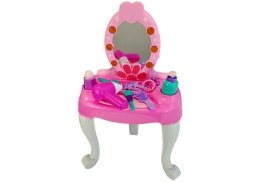 Różowa Toaletka z Krzesłem dla Małej Modelki