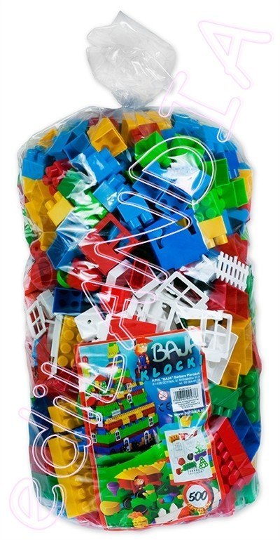Klocki BAJA 400 elementów w worku