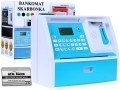 ATM Bankomat skarbonka Polskie nominały Duża Niebieski
