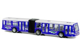 Autobus Przegubowy Friction Duży 41,5 cm Niebieski
