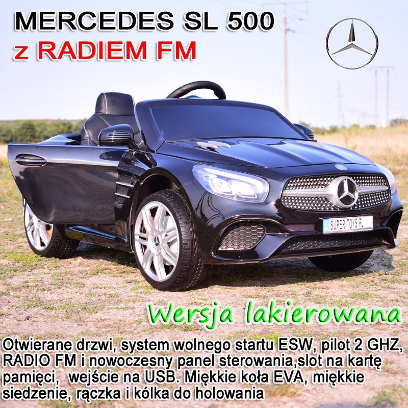 MERCEDES SL500, MIĘKKIE SIEDZENIE , MIEKKIE KOŁA, SYSTEM ESW, LAKIER, RADIO FM /S301