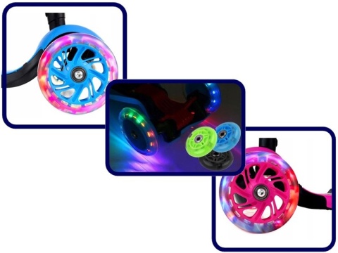 Hulajnoga balansowa ze składaną kierownicą YM-SCO ŚWIECĄCE KOŁA