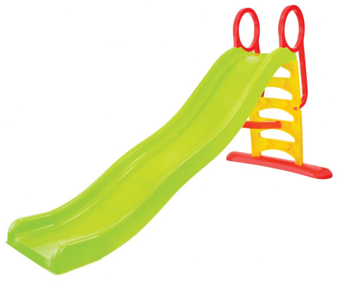 Mega długa zjeżdżalnia 205 cm dla dzieci z natryskiem Mochtoys 11557