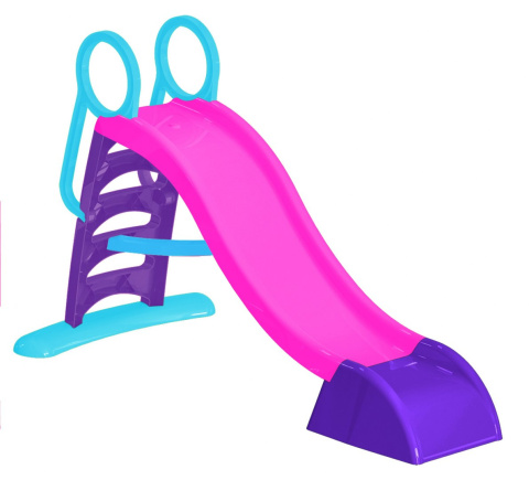 Zjeżdżalnia ogrodowa MOCHTOYS 180cm +natrysk 11354 różowa