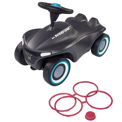 BIG Jeżdzik Bobby Car Neo Anthrazit + kolorowe dodatki