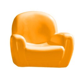 Chicco Wygodny pomarańczowy fotel do dziecięcego pokoju
