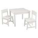 KidKraft Stolik Aspen z dwoma krzesełkami w kolorze białym