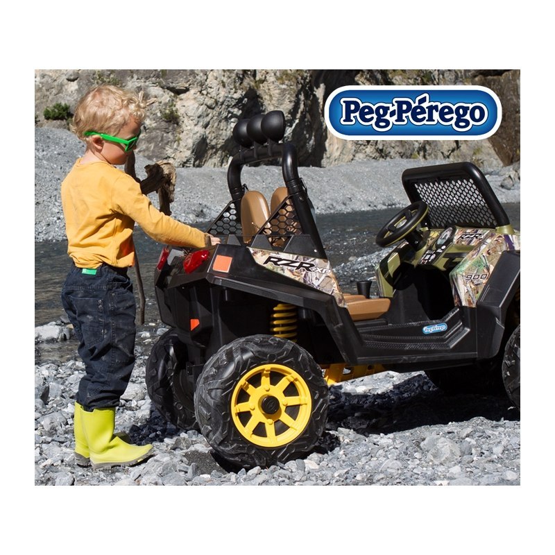 Polaris RZR 900 Camuflage Peg Perego 12V Quad dla dzieci