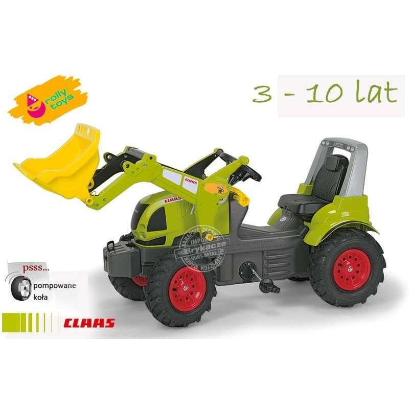 Rolly Toys rollyFarmTrac Premium Traktor na pedały CLAAS Arion 640 z łyżką