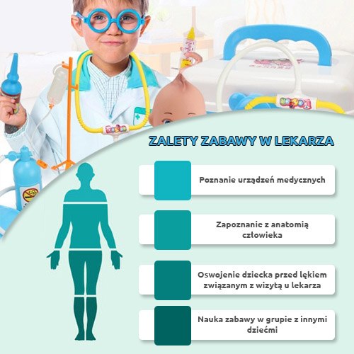 zestaw małego lekarza - zalety zabawy w lekarza